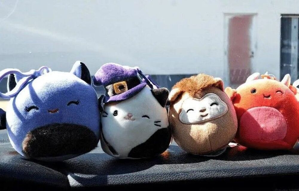 Squishmallows 3.5” Halloween Clips Lot 4 Joldy Cam Wade Karlie NWT